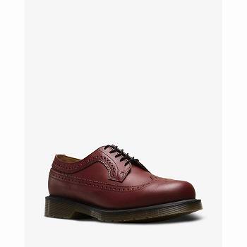 Dr Martens 3989 Smooth Kožené - Bordove Brogue Topanky Panske, D070SK